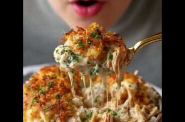 🍲🧅🍗 French Onion Chicken Rice Casserole 🧀✨ #yotubeshorts #recipe #bonnecuisine #explore #food