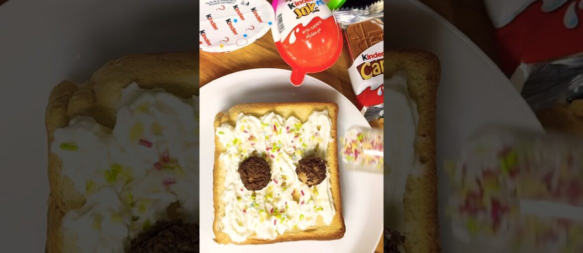 Kinder French Toast #chocolate #easyrecipe #easybreakfast