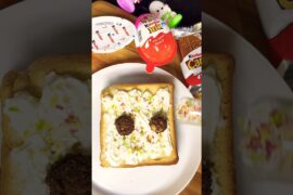 Kinder French Toast #chocolate #easyrecipe #easybreakfast