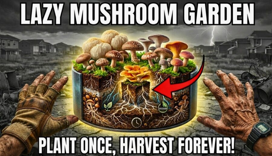 The “Lazy” Mushroom Garden That Feeds Itself for 10 Years (Plant Once, Harvest Forever)