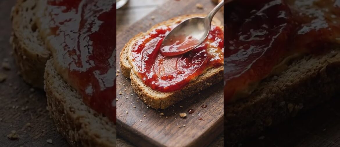 Decadent PB&J Upgrade — A Gourmet Twist on a Classic Snack #Shorts