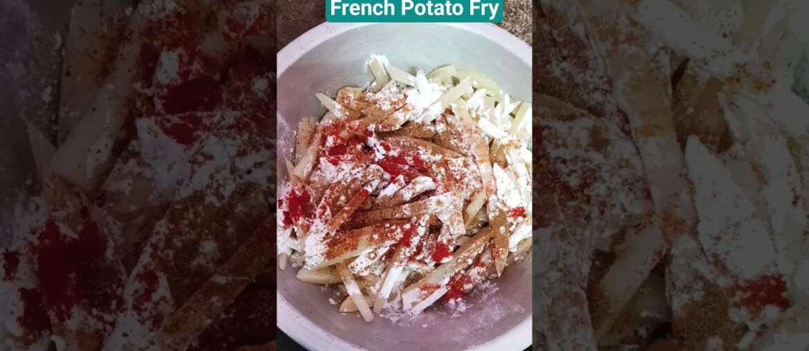 French Potato Fry #food Recipe #ytshorts