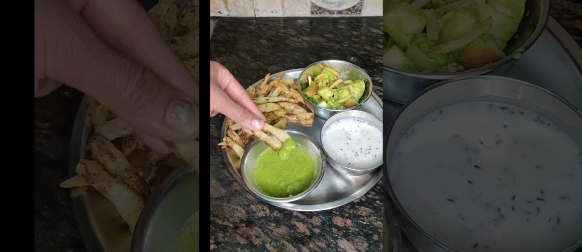 Navratri Vrat Special Thali | French Fries Recipe in Airfryer #frenchfries #navratri #food #shorts Navratri Vrat Special Thali | French Fries Recipe in Airfryer #frenchfries #navratri #food #shorts