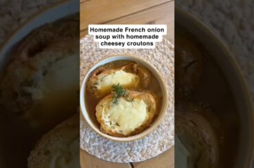 Homemade French Onion Soup Recipe #homecooking #bigfamily #soup #food