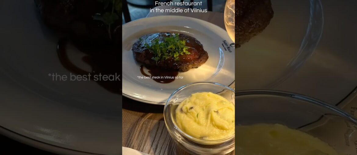 Saint Malo French restaurant in Vilnius