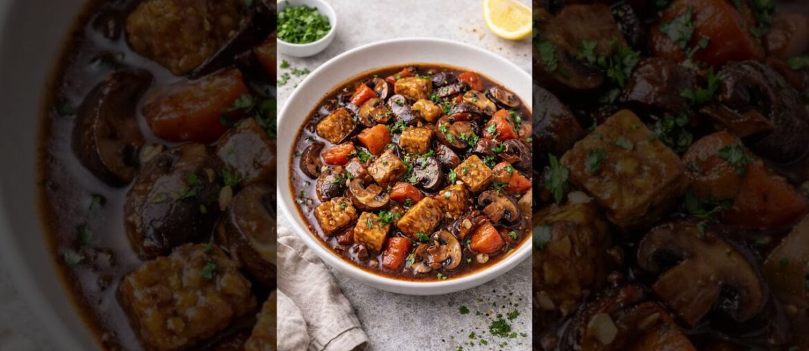 Japanese umami + French technique = mind-blowing stew #recipe #fusion #vegan