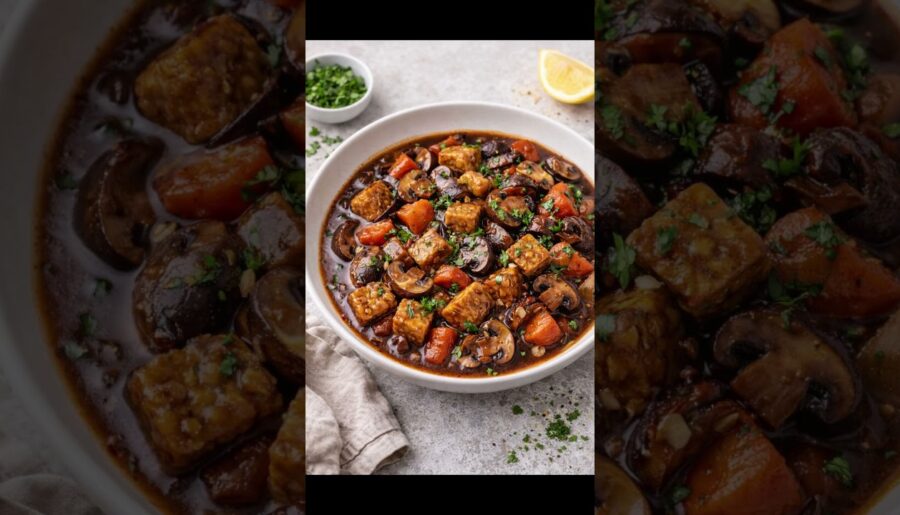 Japanese umami + French technique = mind-blowing stew #recipe #fusion #vegan