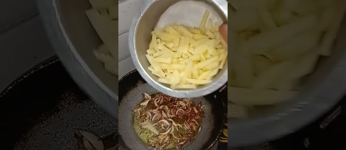 #jeera rice and potato french fries bhaji recipes#