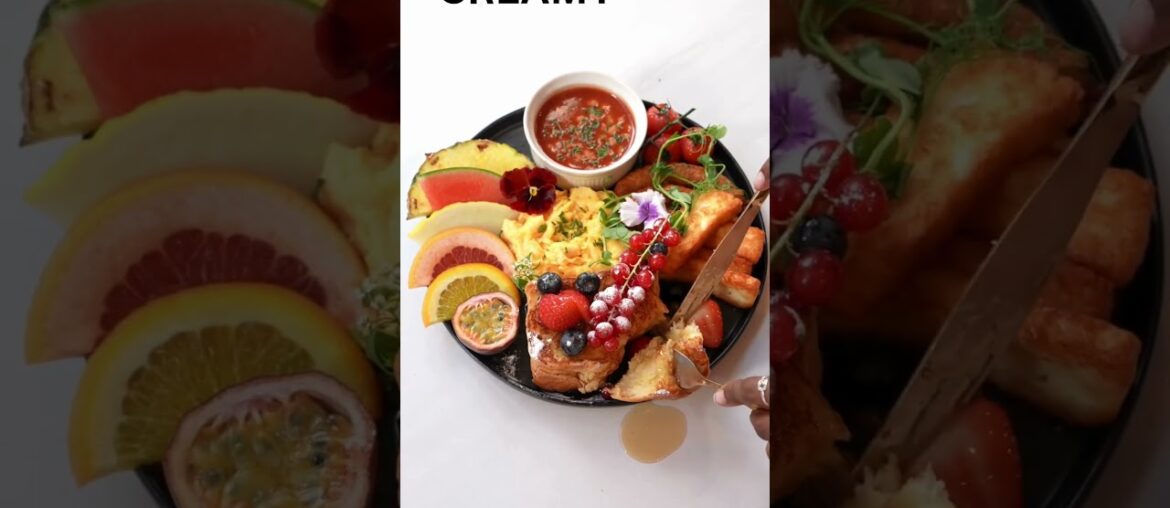 The Ultimate Luxury Brunch Experience 🍓🥐 #shorts #breakfast