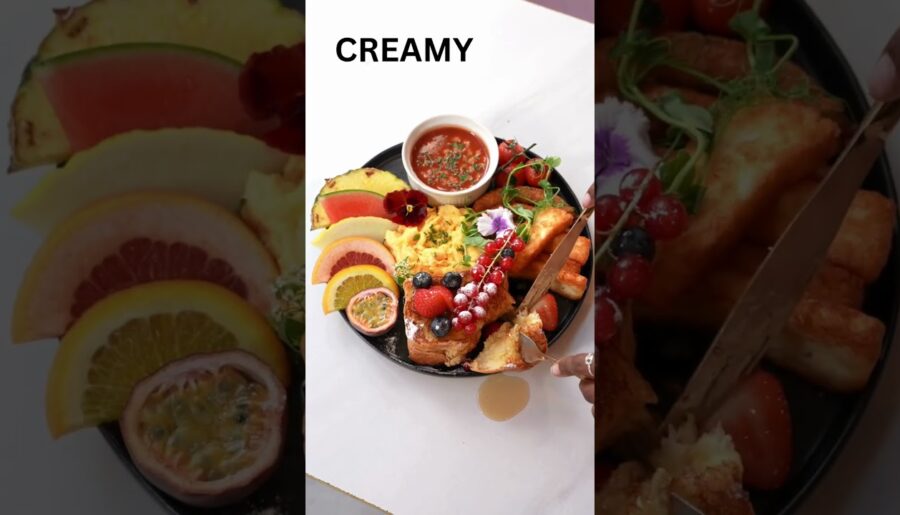 The Ultimate Luxury Brunch Experience 🍓🥐 #shorts #breakfast