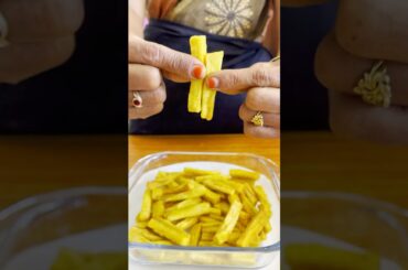 Banana French Fries ASMR #shorts #asmr #asmreating #asmrsounds #food #cooking #recipe #viral