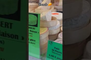 French Cheese 🧀 #authenticfrench #frenchfood #cheese