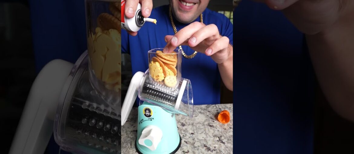 Making gourmet cheese crackers from trash snacks #foodhack #clever