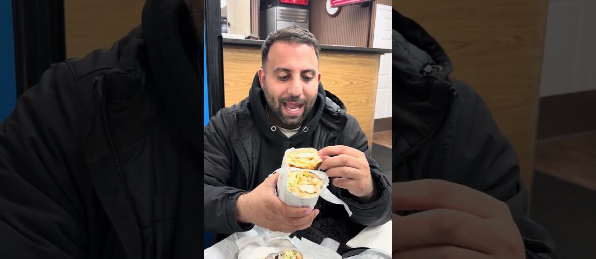 Tuhamas Chicken Tawook on French bread with coleslaw, fries, pickles, NO GARLIC #foodie #fypシ