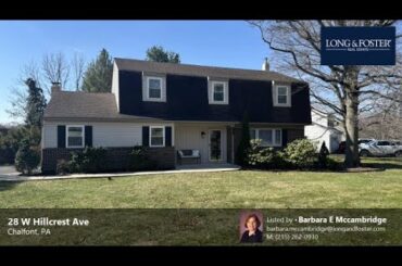 Sale: 4 Beds - 2 Baths - 2388 sq ft - Chalfont - PA [$639,000] MLS #: PABU2116194