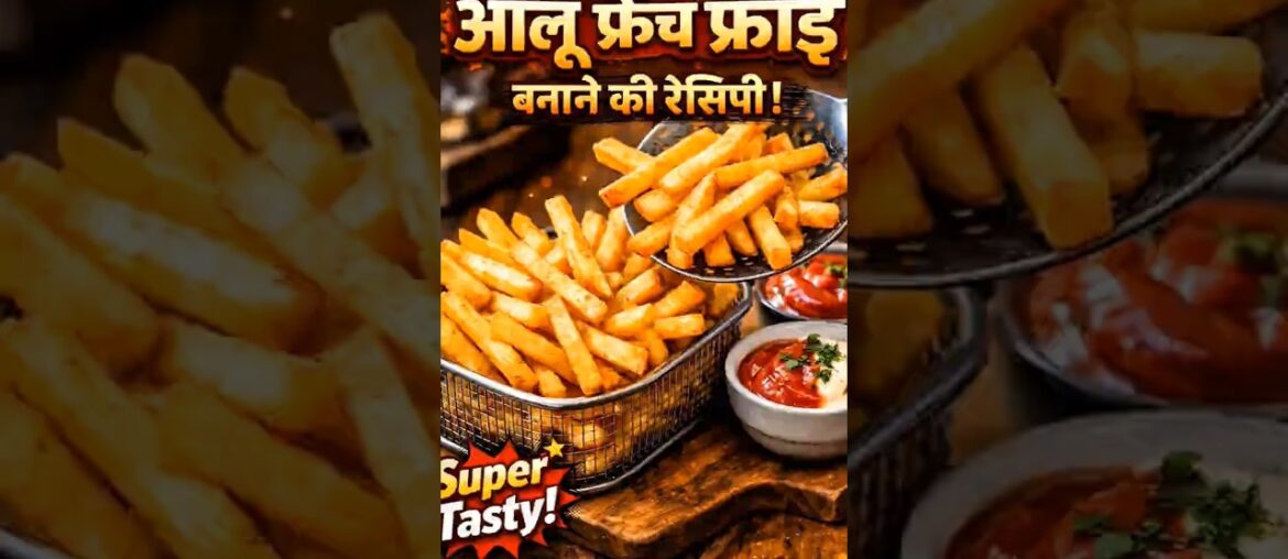 Perfect French Fries Recipe 🔥 #shorts #viral #youtubeshorts #recipe