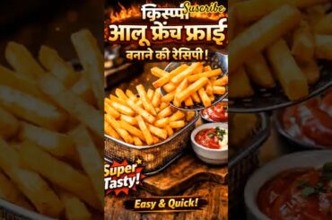 Perfect French Fries Recipe 🔥 #shorts #viral #youtubeshorts #recipe