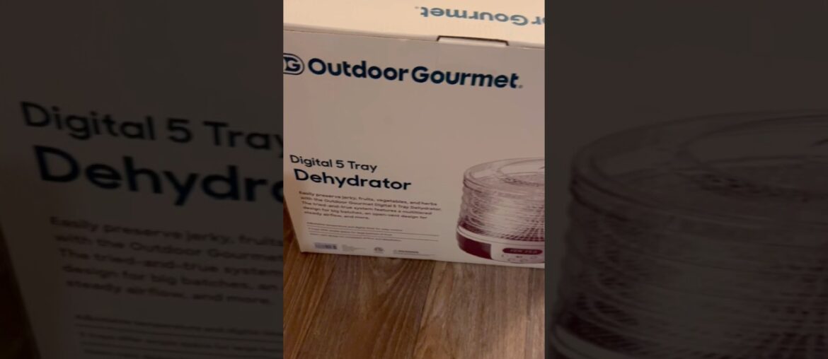 Outdoor Gourmet Digital 5 tray Dehydrator Unboxing/ Testing (beef jerky/carne seca). Machacado Taco.
