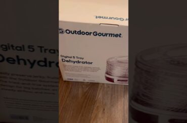 Outdoor Gourmet Digital 5 tray Dehydrator Unboxing/ Testing (beef jerky/carne seca). Machacado Taco.