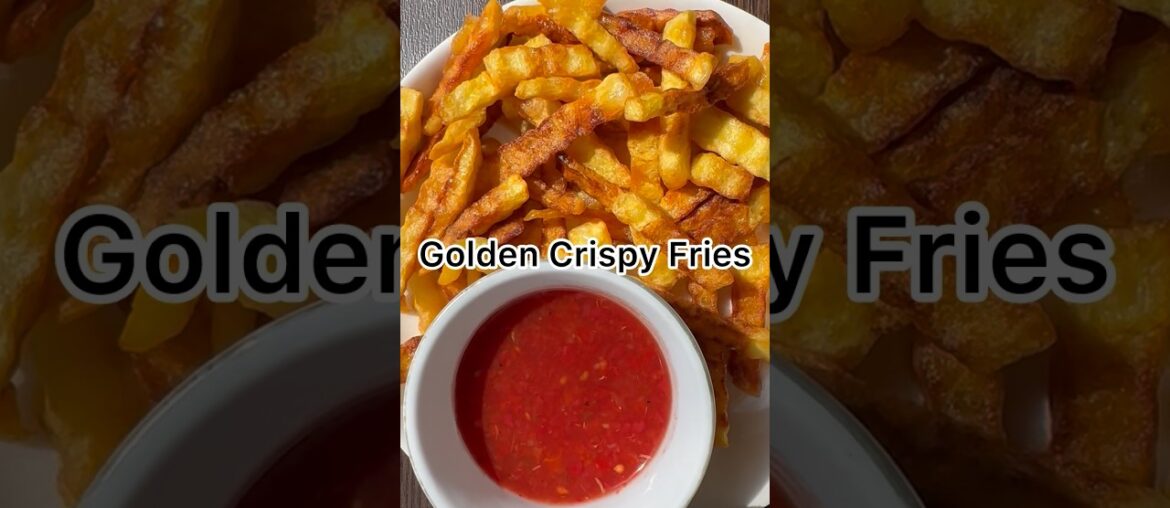 Golden Crispy French Fries 🍟 | Cooking ASMR