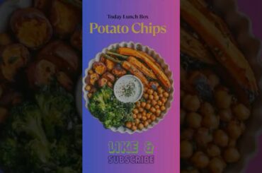 🌿🥔Today Lunch Box Recipe | Potato Chips Recipe #ytshorts #potatosnacks #streetfood #srmsanjuvlogs