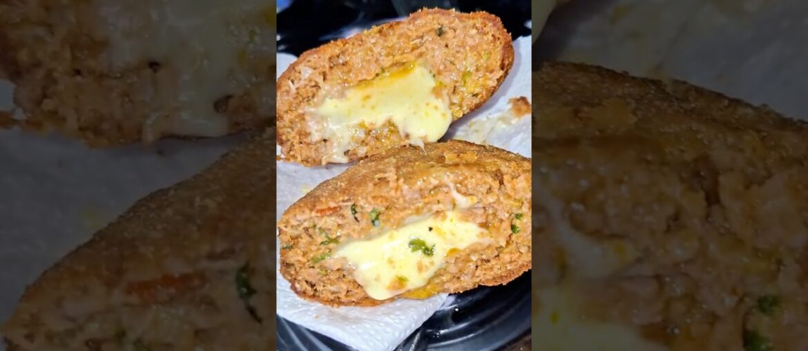 Disco de Carne macio e suculento recheado com mussarela. #receitas #receitafacies #salgado Disco de Carne macio e suculento recheado com mussarela. #receitas #receitafacies #salgado