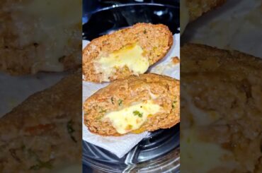 Disco de Carne macio e suculento recheado com mussarela. #receitas #receitafacies #salgado