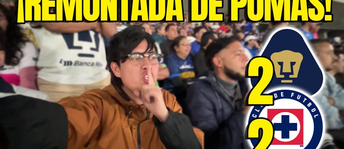 ¡CRUZAZULEADA! Reacciones PUMAS 2-2 Cruz Azul Jornada 11 DESDE EL ESTADIO OLIMPICO ¡CRUZAZULEADA! Reacciones PUMAS 2-2 Cruz Azul Jornada 11 DESDE EL ESTADIO OLIMPICO