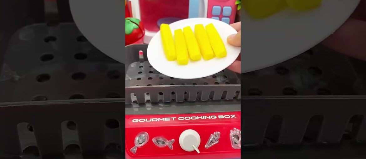 Magic Color-Changing French Fries! 🍟 Toy Cooking ASMR #toycooking  #frenchfries