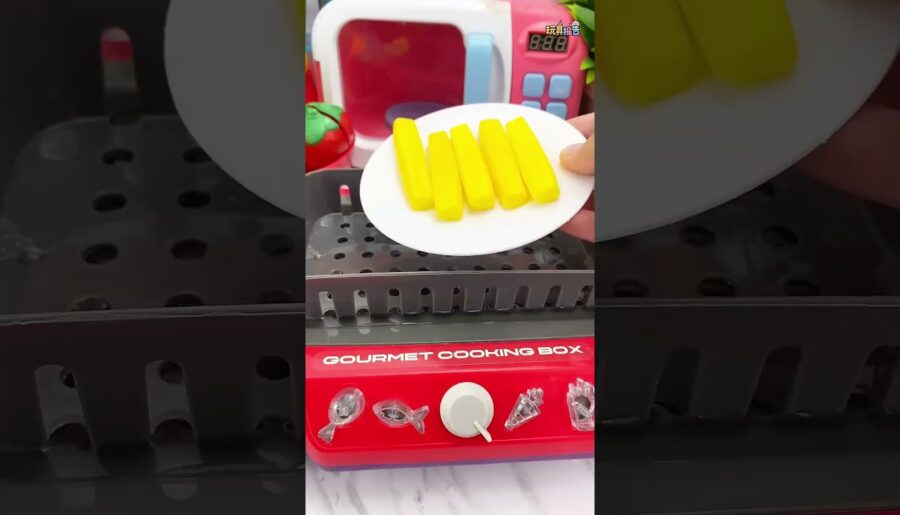 Magic Color-Changing French Fries! 🍟 Toy Cooking ASMR #toycooking  #frenchfries