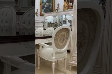 A luxury dining room defined by timeless French elegance 🍽️#dining #diningroomfurniture