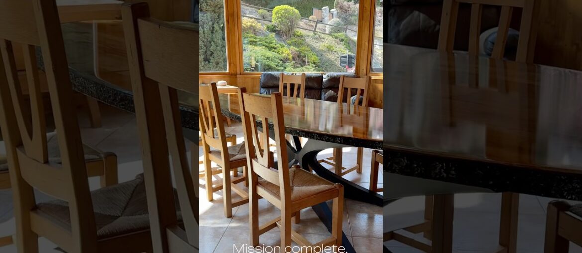 Bespoke Dining Table Delivered to Courchevel France Bespoke Dining Table Delivered to Courchevel France
