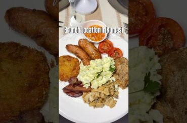 New Brunch Spot in Kumasi! 🍳 Gold Finger Restaurant Review #foodshorts
