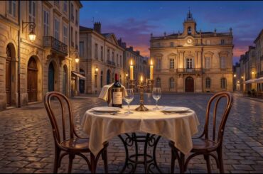 Dinner in Montpellier, France | Romantic French Restaurant Music (1 Hour)