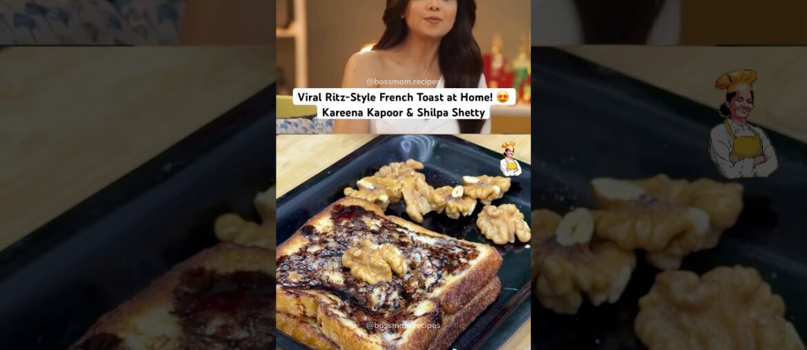 Shilpa Shetty’s Favorite French Toast Recipe! 🍞✨ | Bossmom Recipes