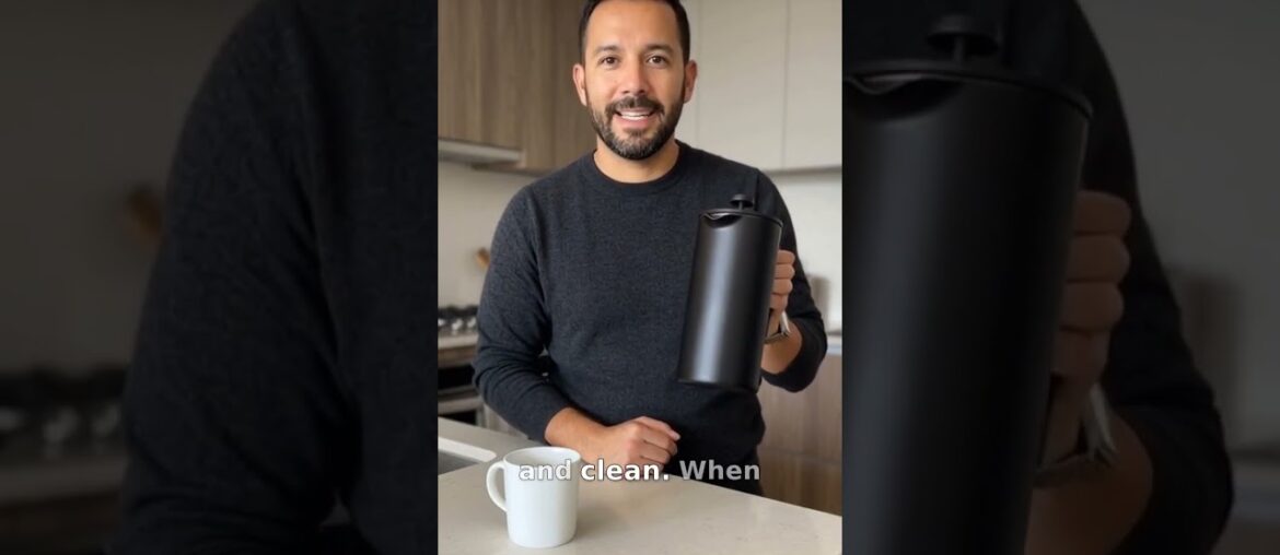 New addition: Black French Press Coffee Maker
