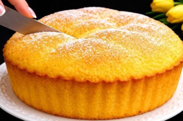 Famous French yogurt pie in 5 minutes 🍰 Grandma's secret cake melts in your mouth!