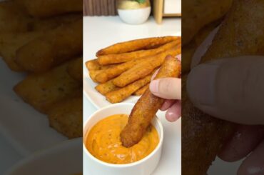 Super Crispy Potato Sticks 🍟 | Easy French Fries #Shorts”