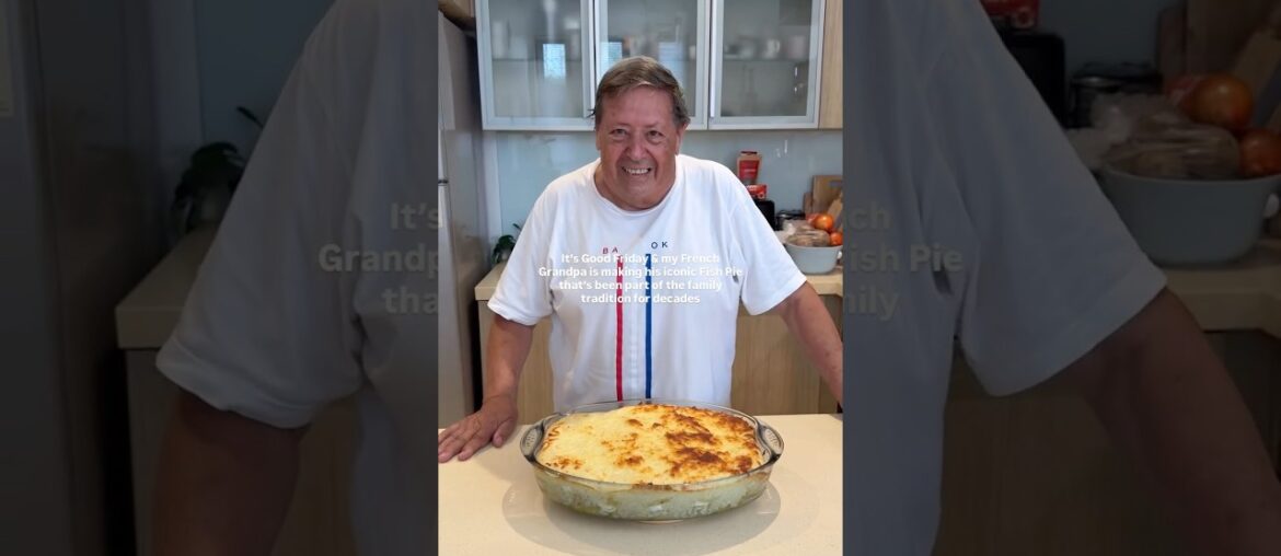 Anyone want my French Grandpa’s ICONIC Fish Pie recipe? 😝 #fishpie #goodfriday #familyrecipe