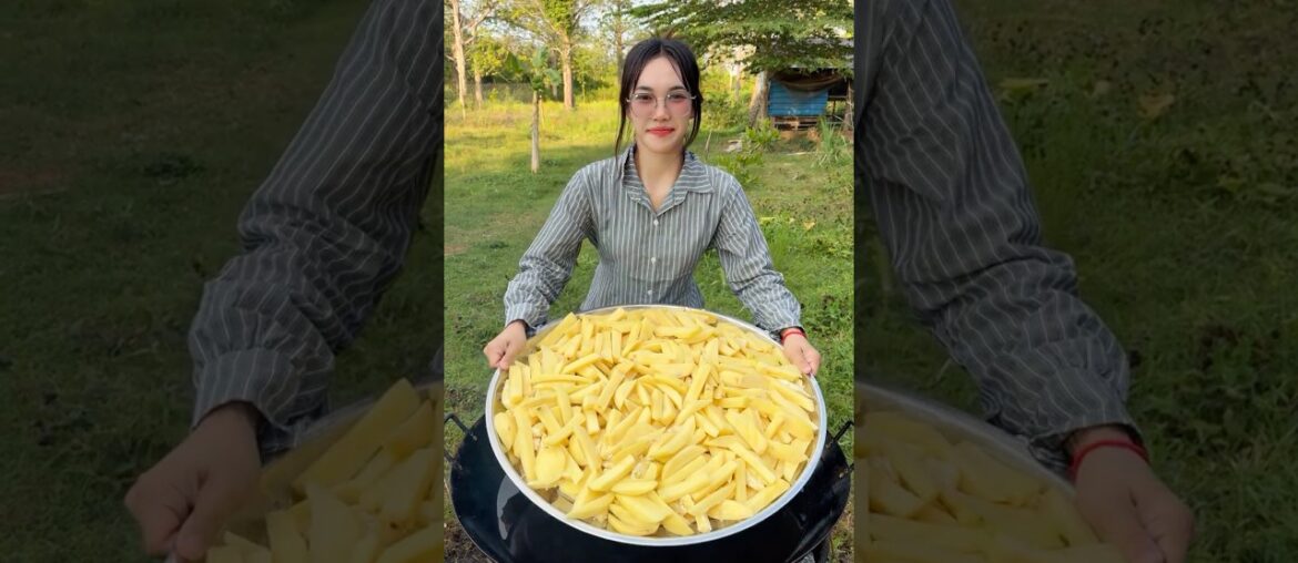 Cooking yummy French fry with sauce recipe