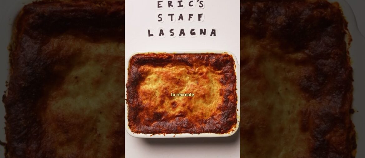 The Most Regular Lasagna #cooking #food