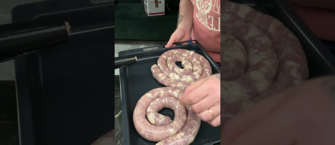 Домашня ковбаса #простоісмачно #food #cooking #recipe #ковбаса #shorts