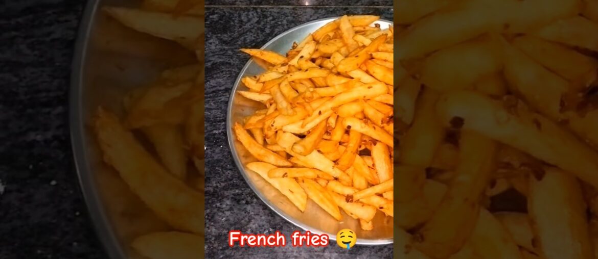 tasty french fries recipe 🤤🤤🩷 #tastyfood #food #recipe #capsic #cooking #cuisinerecipe #frenchfood