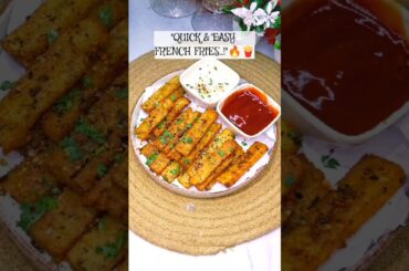 "Quick & Tasty French Fries   Recipe..!"🍟🔥#viral#shortsfeed#ytshorts#yt#foryou#fyp#foryoupage#snacks