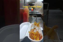 Crunchy Fries in Action 🔥 You’ll Feel Hungry! #shorts