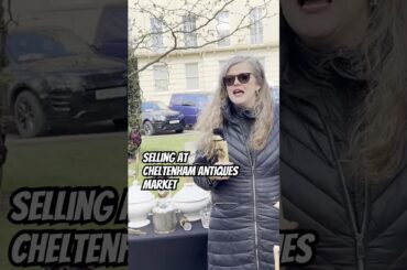 Selling French Flea Market finds at Cheltenham Antiques Market