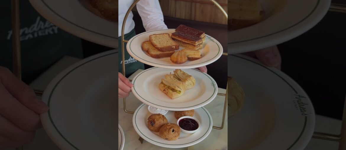 Serving European style high tea at Andrea’s