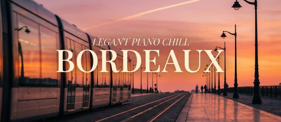 French Instrumental Music Bordeaux Wine City Sunset Lounge Piano Chill Elegant