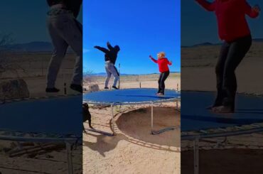 #trampoline #trickshots #flips #jump #siblings