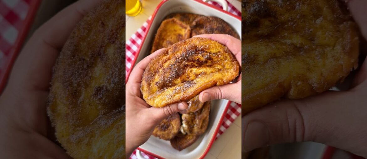TORRIJAS de Semana Santa, ¡paso a paso! 🍯 #recetas #torrijas #semanasanta #recetasfaciles